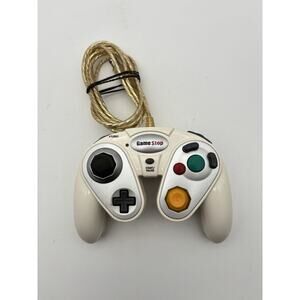 Game Stop Wired Turbo Controller for Nintendo Game Cube & Wii White Tested Works